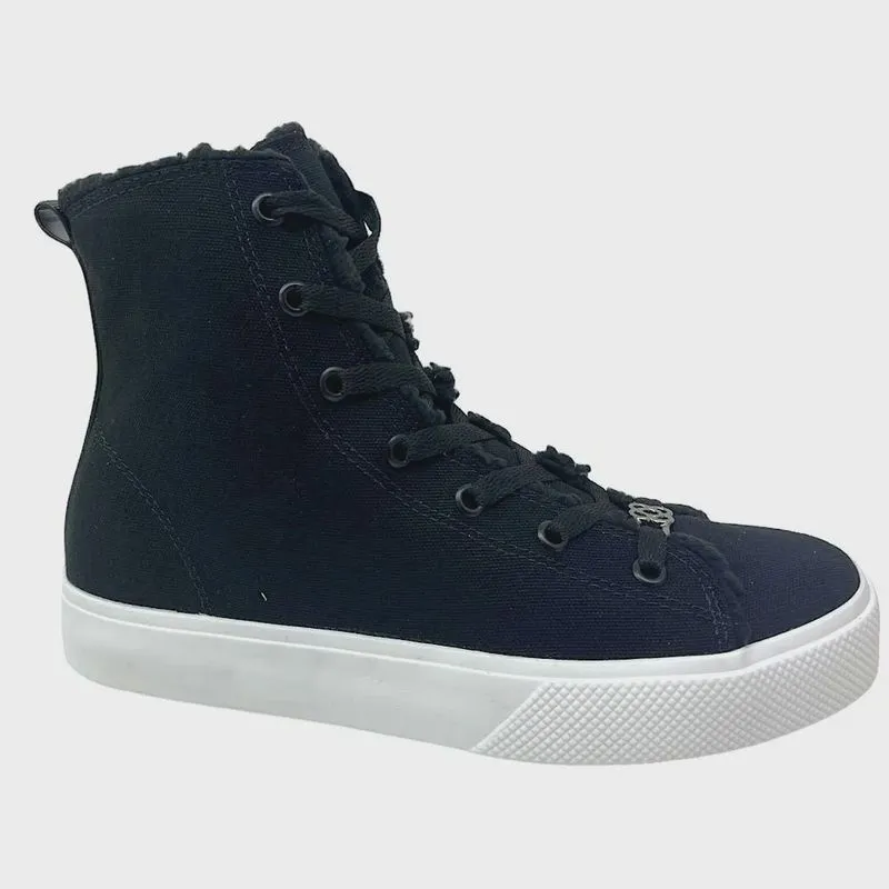 Tênis Feminino Petite Jolie Free Cano Alto Lona Peluciado PJ7184