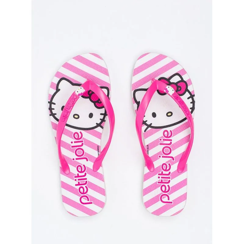 Chinelo Sweet Pink/Branco/Hello Kitty I PJ7206HK 36