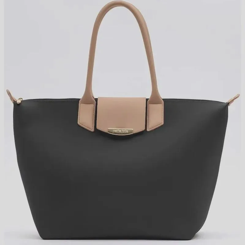 Bolsa Feminina Big Lovin Bag Preto Mocca Petite Jolie PJ11090