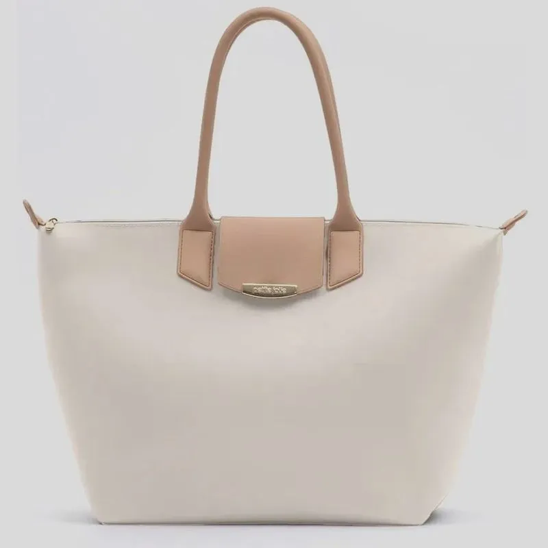 Bolsa Feminina Big Lovin Bag Marfim Mocca Petite Jolie PJ11090