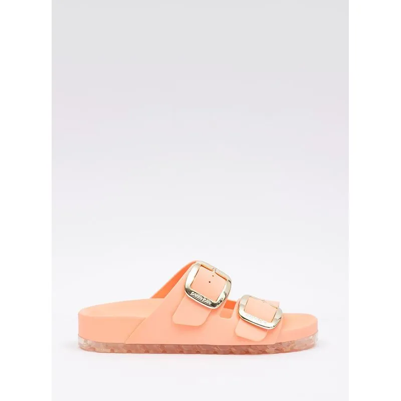 Chinelo Petite Jolie Lovin' Flat Coral/Translúcido PJ7279 37