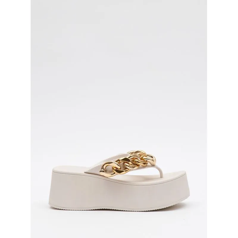 Chinelo Petite Jolie Plus White PJ7350 39-0