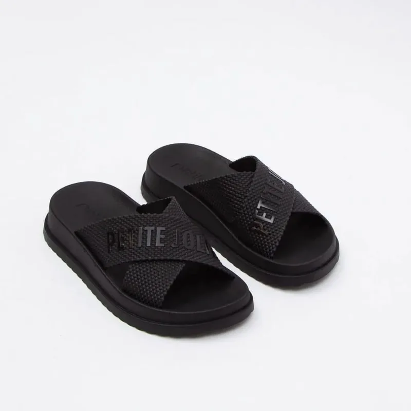 Chinelo Menina Petite Jolie Smash In Slide Preto PJ6812IN 33/34 / Preto