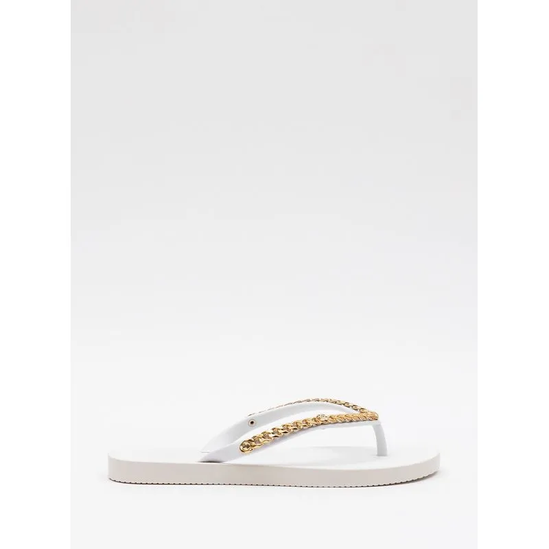 Chinelo Petite Jolie Fresh White/Ouro PJ7122 36
