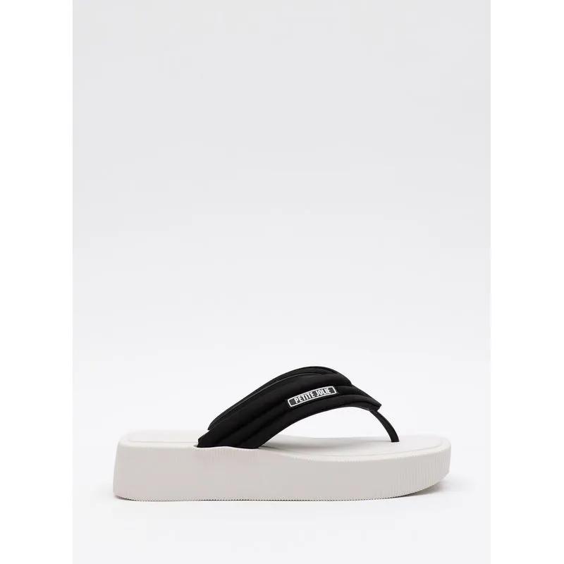 Chinelo Petite Jolie Hit Preto/Branco PJ7286 37-8