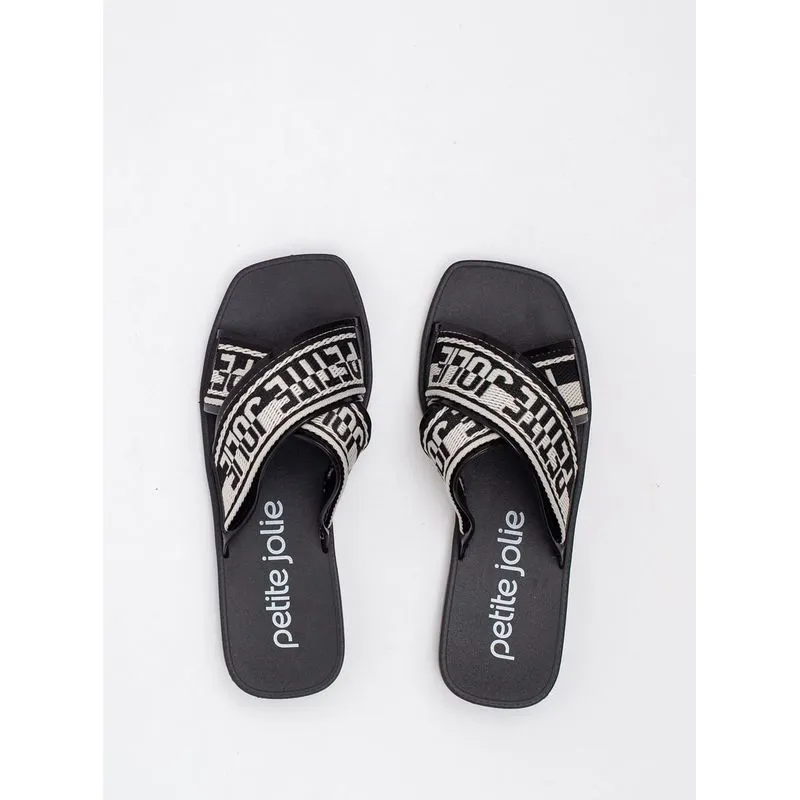 Chinelo Petite Jolie Vibe Preto/White PJ6437 39
