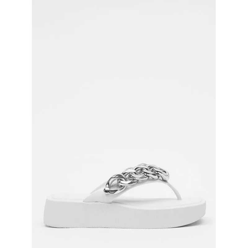 Chinelo Petite Jolie Hit White/Niquel PJ6515 39-0