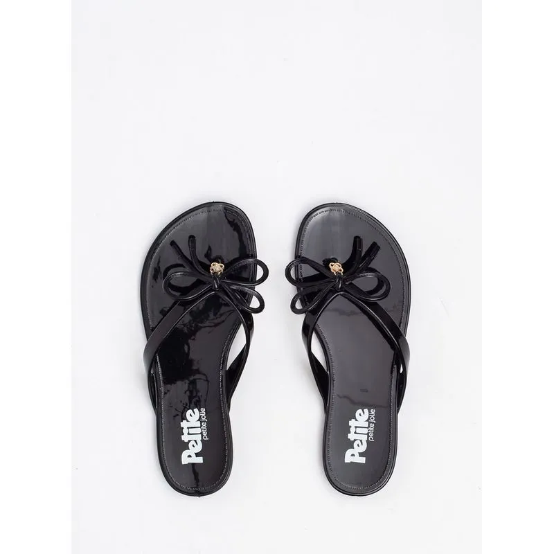 Chinelo Infantil Petite Jolie Lucky In Preto PJ7356IN 31