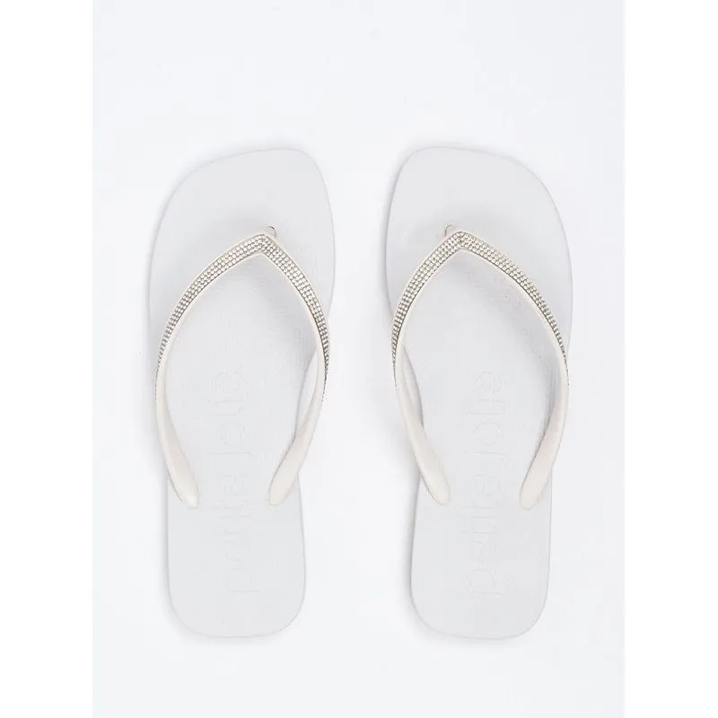 Chinelo Petite Jolie Refresh Shine White PJ7404 38
