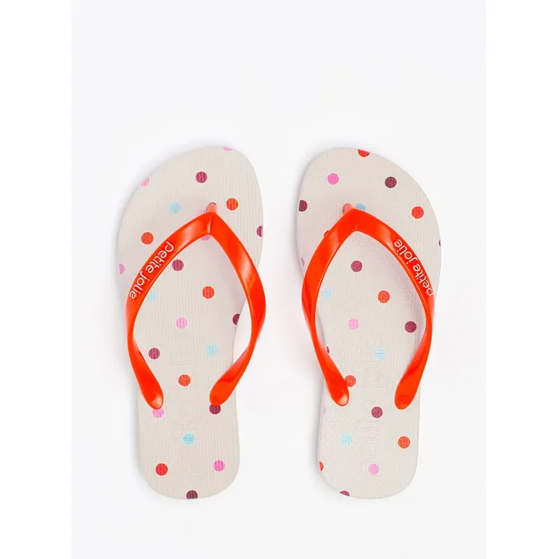 Chinelo Infantil Petite Jolie Fresh In Orange/White PJ6969IN 31-2
