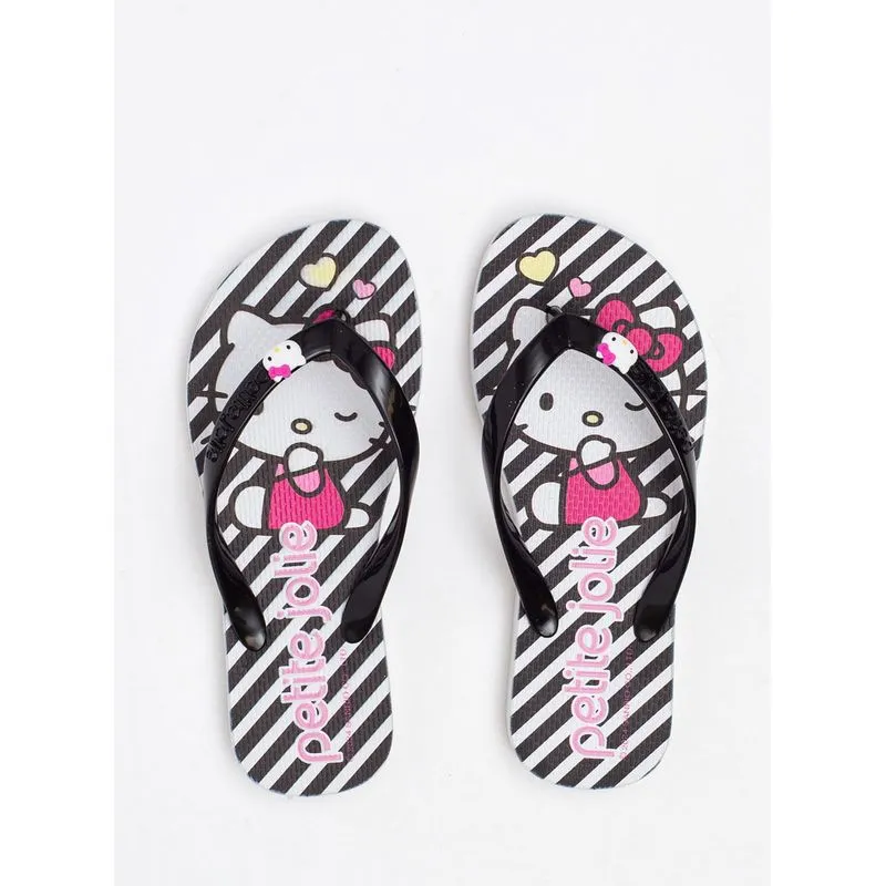 Chinelo Petite Jolie Fresh In Hello Kitty Preto 8 PJ7206INHK 31-2