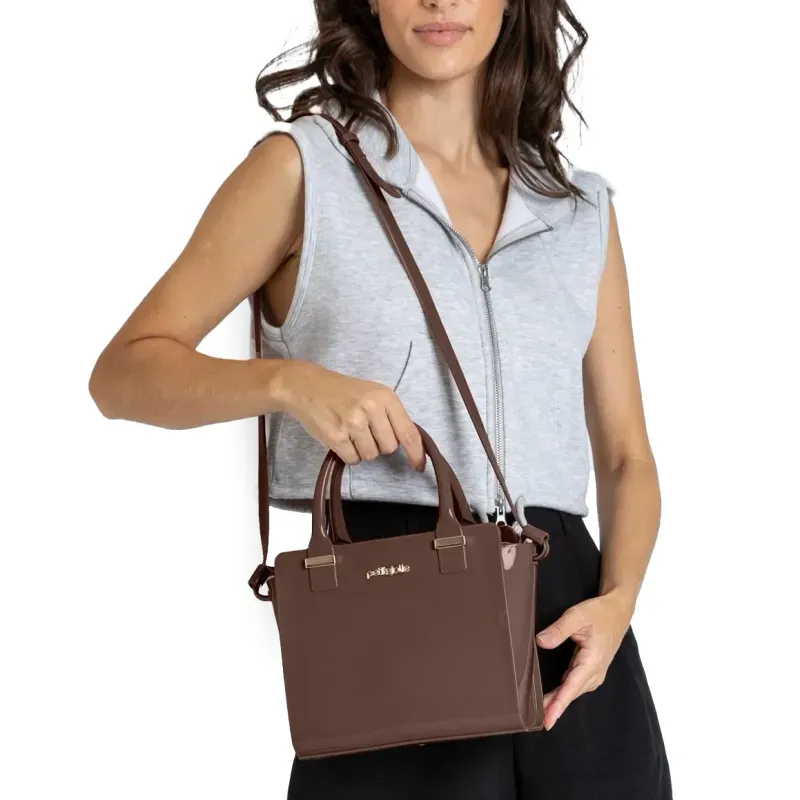 Bolsa Love II Petite Jolie Feminina Marrom UNICO