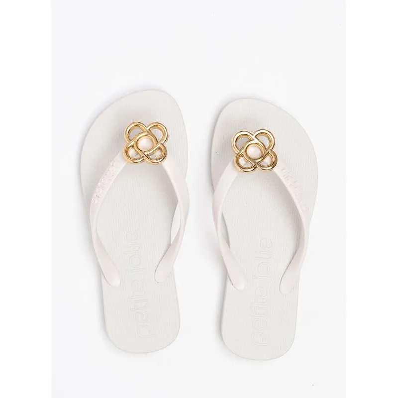 Chinelo Infantil Petite Jolie Fresh IN White PJ6979IN 31-32