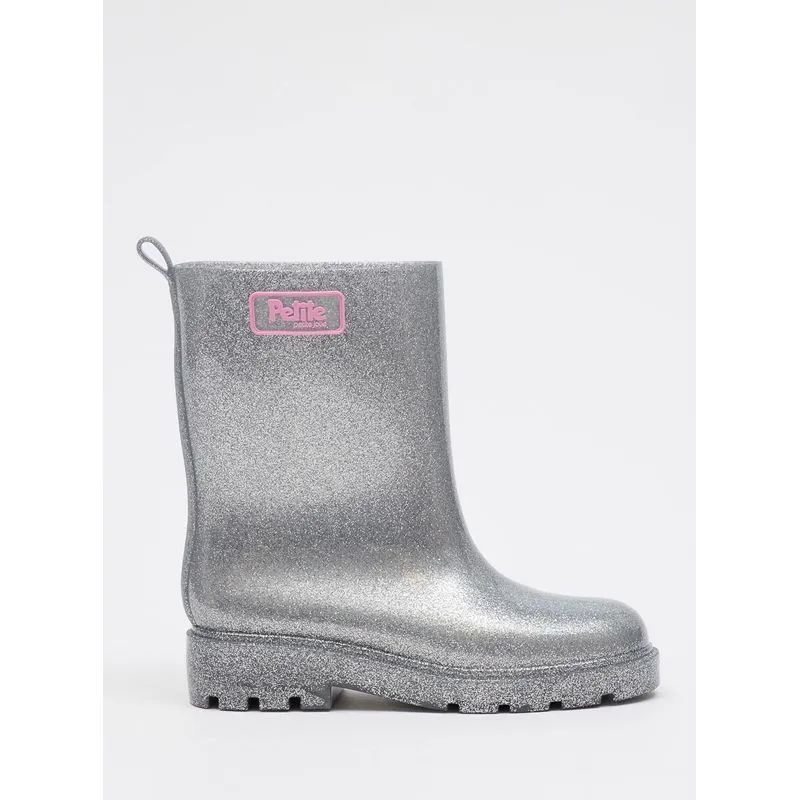Bota Infantil Petite Jolie Jump IN Glitter Prata PJ7134IN 31-2