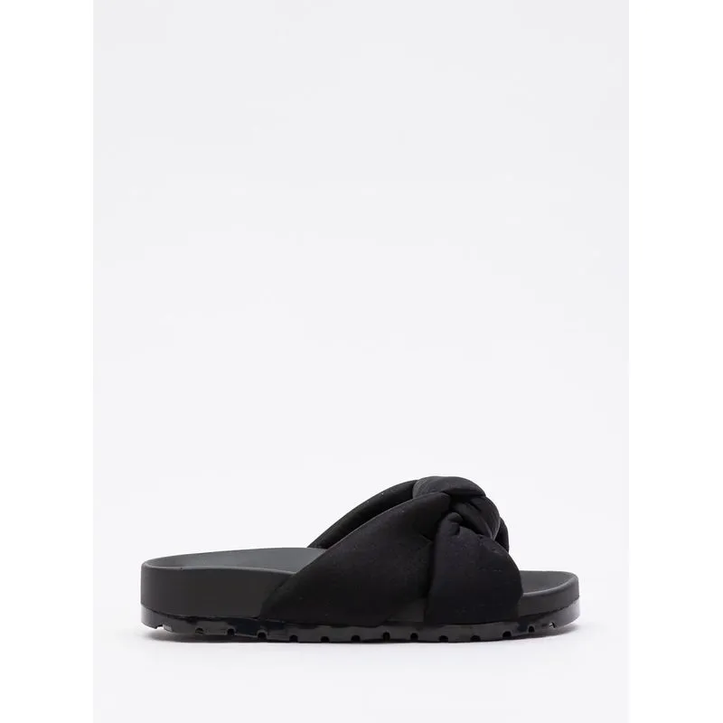 Chinelo Petite Jolie Tie Flat Preto PJ7486 35