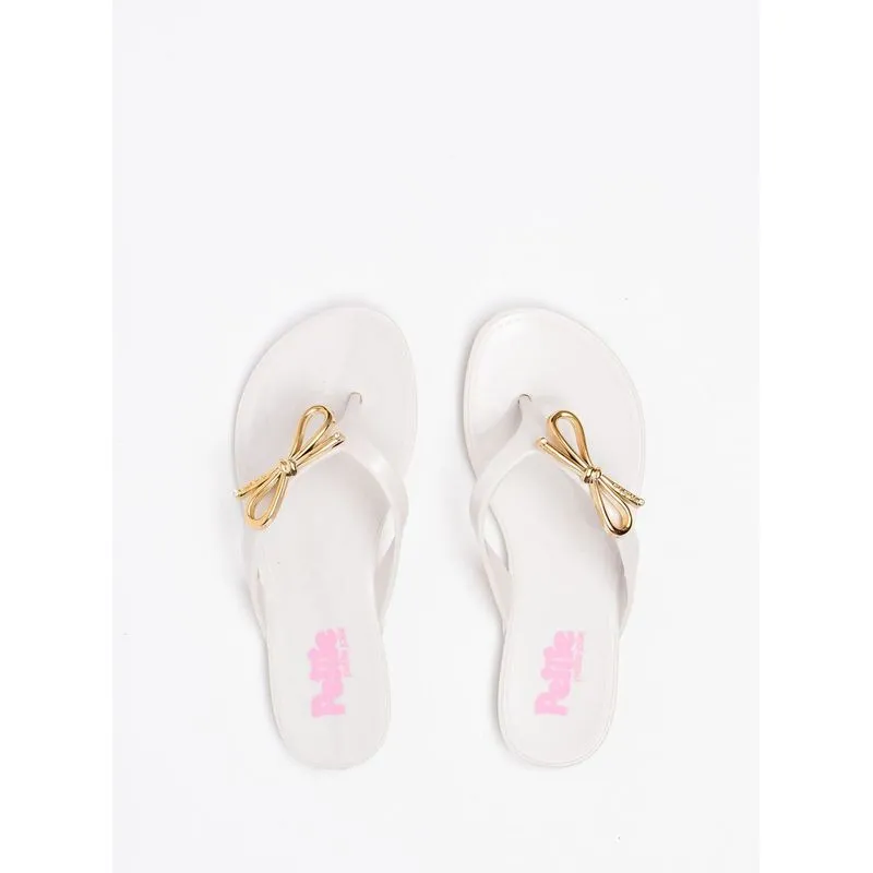 Chinelo Infantil Petite Jolie Lucky In White PJ7512IN 31