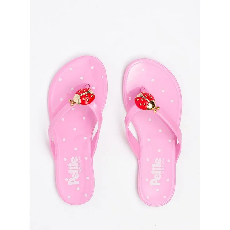 Chinelo Infantil Petite Jolie Lucky In Bubble Pink PJ7531IN 31