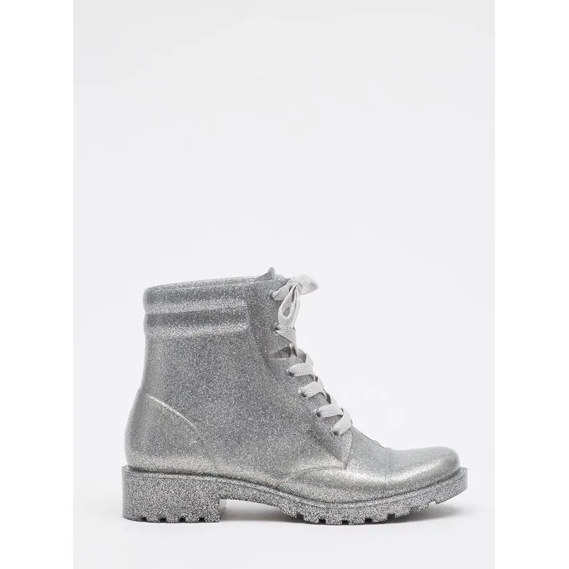 Bota Infantil Petite Jolie Iggy IN Glitter Prata PJ4995IN 29-0