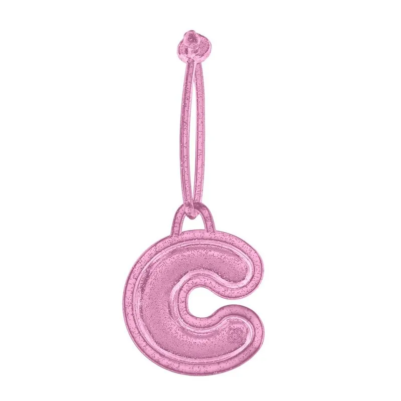 Chaveiro De Letra Bubble Pink PJ6023 C