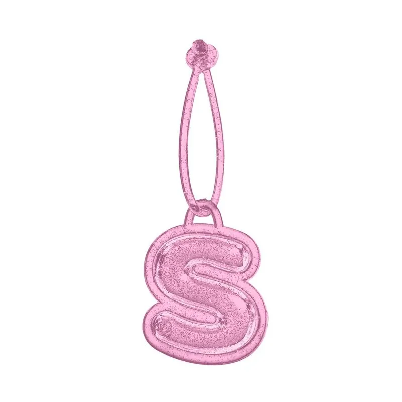 Chaveiro De Letra Bubble Pink PJ6023 S