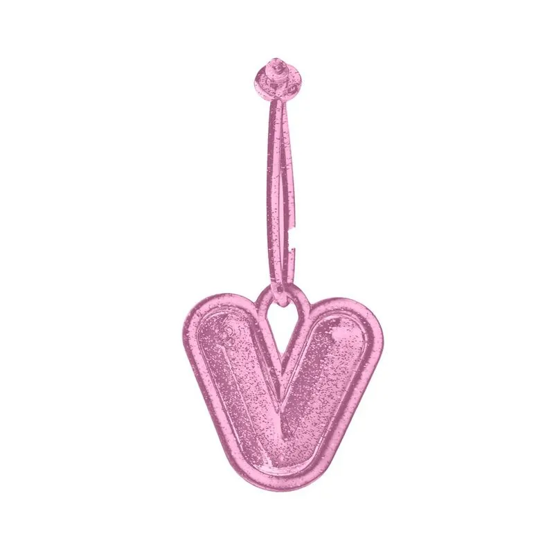Chaveiro De Letra Bubble Pink PJ6023 V