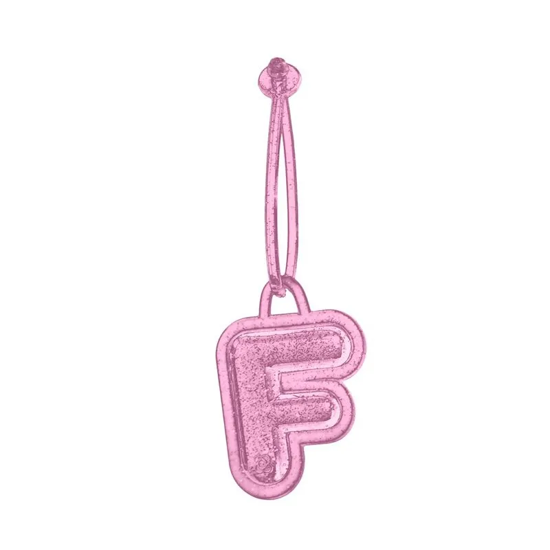 Chaveiro De Letra Bubble Pink PJ6023 F