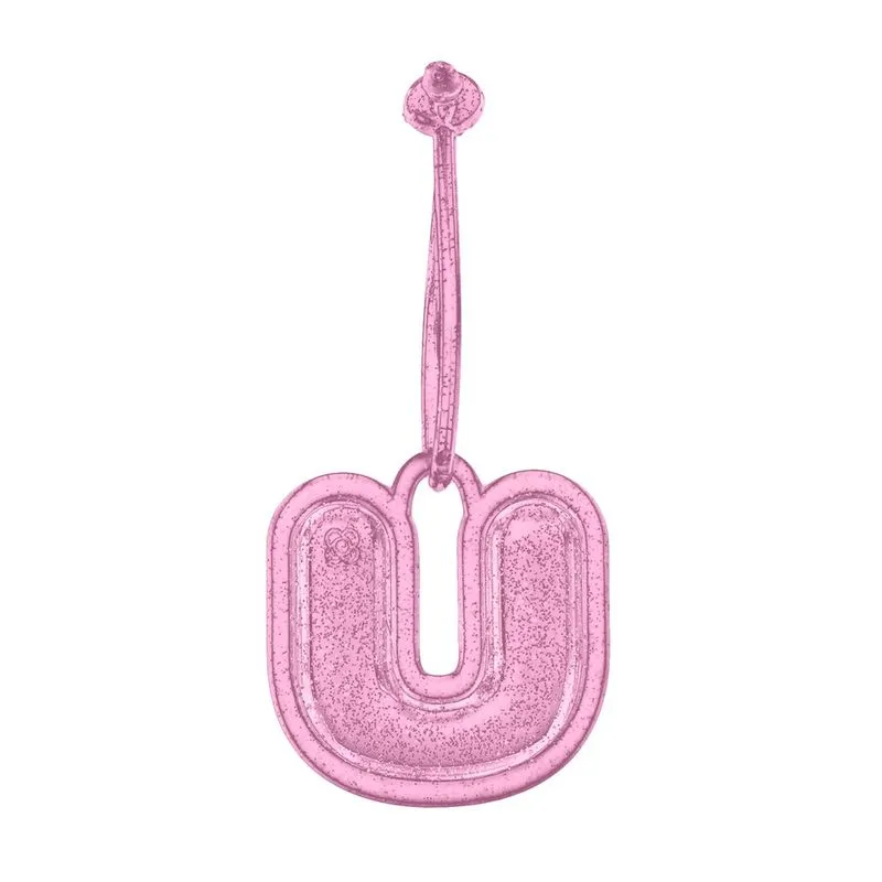 Chaveiro De Letra Bubble Pink PJ6023 U