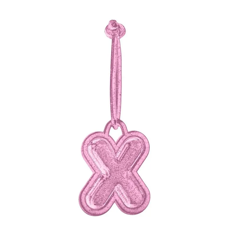 Chaveiro De Letra Bubble Pink PJ6023 X