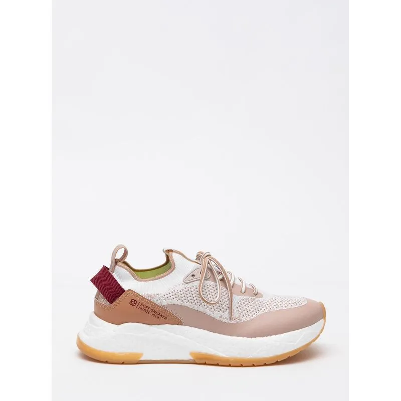 Tênis Petite Jolie Puff Sneaker White/Avela PJ7130II 37