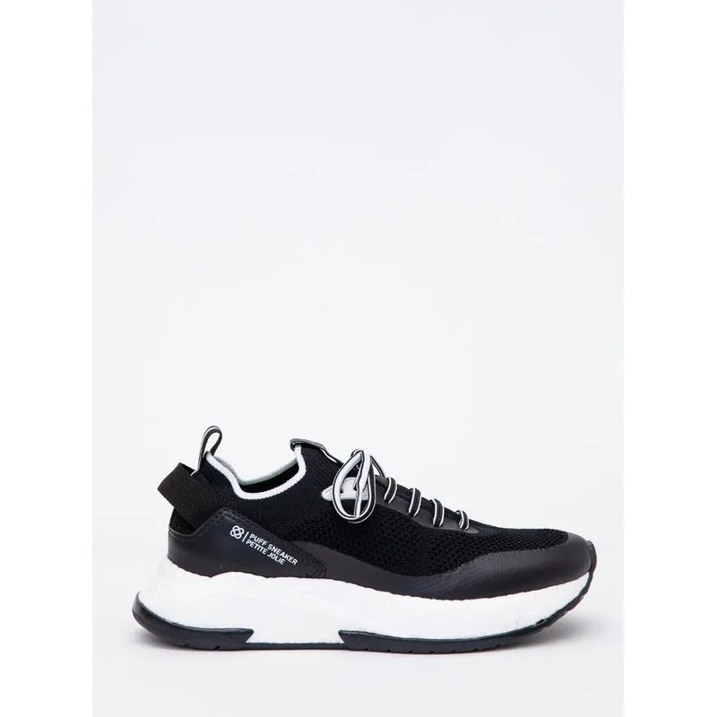 Tênis Petite Jolie Puff Sneaker Preto/Branco PJ7130II 33-4