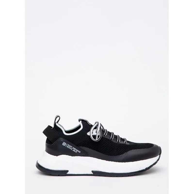 Tênis Petite Jolie Puff Sneaker Preto/Branco PJ7130II 37