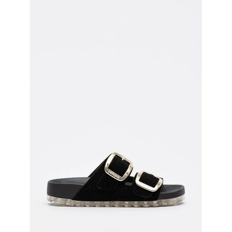 Chinelo Petite Jolie Lovin' Flat Preto PJ7279A 33-4