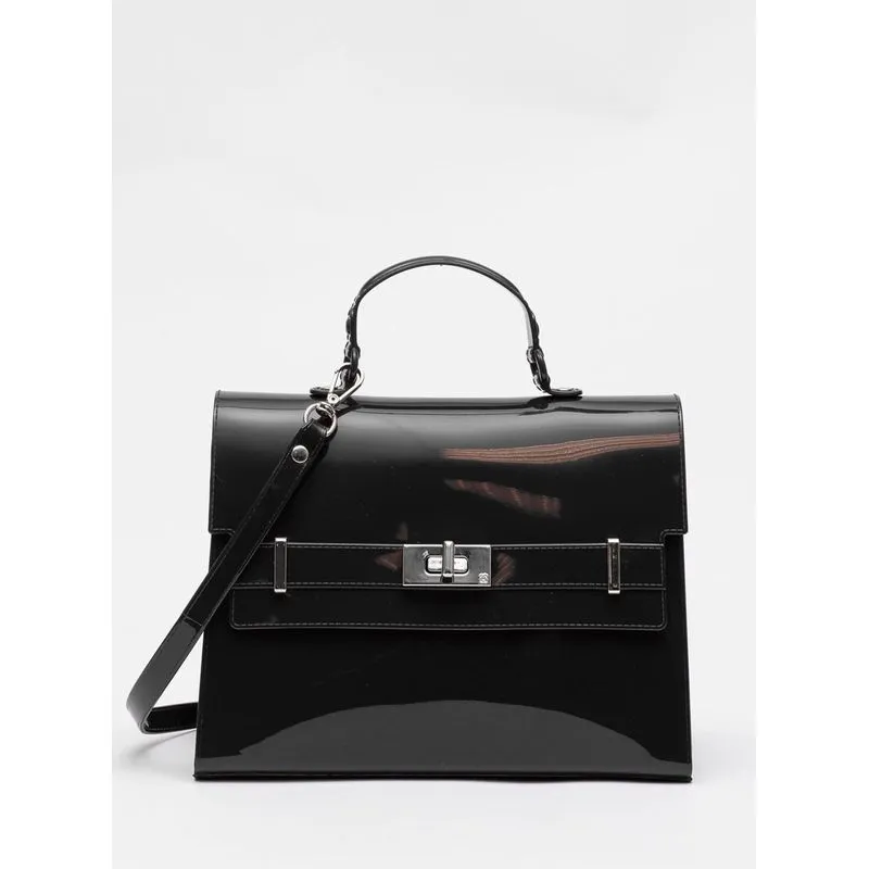 Bolsa Petite Jolie Paris II Preto/Grafite PJ11233