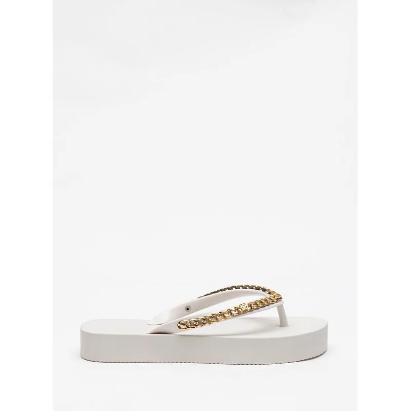 Chinelo Petite Jolie Fresh Up White/Ouro PJ7592 35