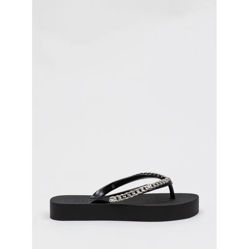 Chinelo Petite Jolie Fresh Up Preto/Grafite PJ7592 36