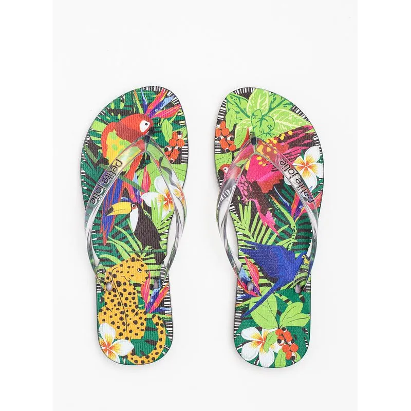 Chinelo Petite Jolie Fresh Translúcido/Tropical 15 PJ6969 39-0