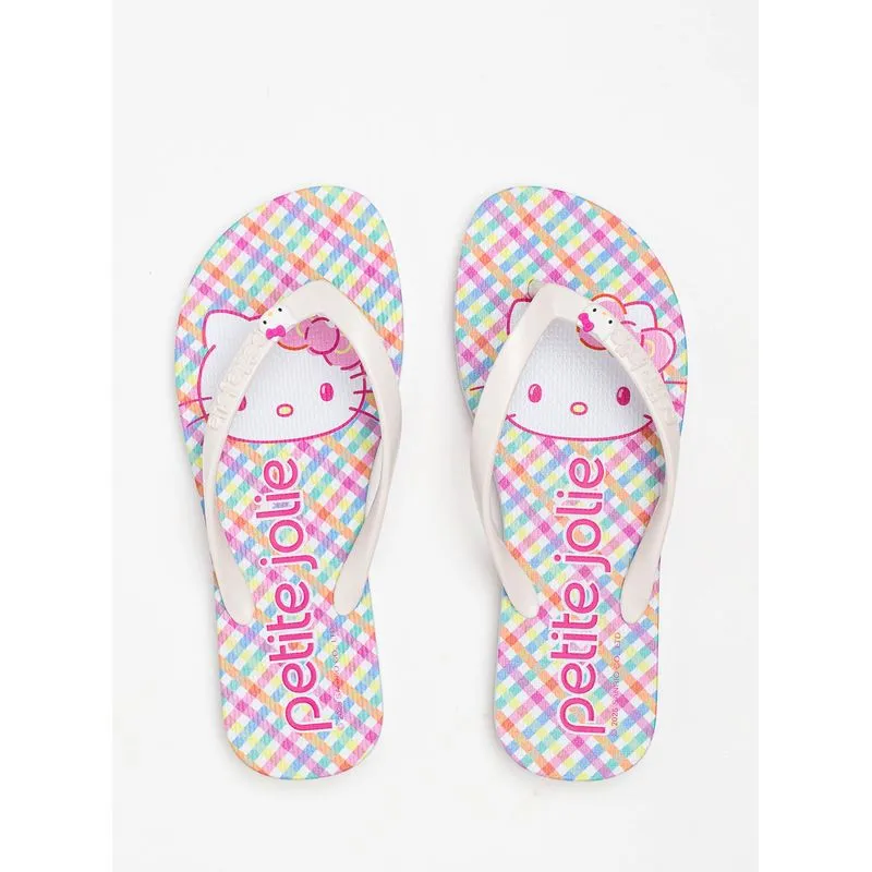 Chinelo Petite Jolie Fresh White/Hello Kitty 11 PJ7206HK 33-4