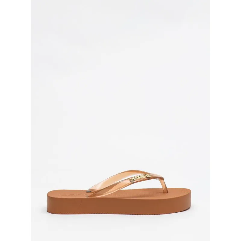 Chinelo Petite Jolie Fresh Up Doce De Leite/Ouro PJ7321 36