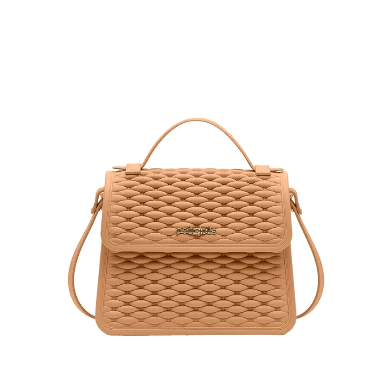 Bolsa Feminina Petite Jolie Pequena Textura Caramelo - U