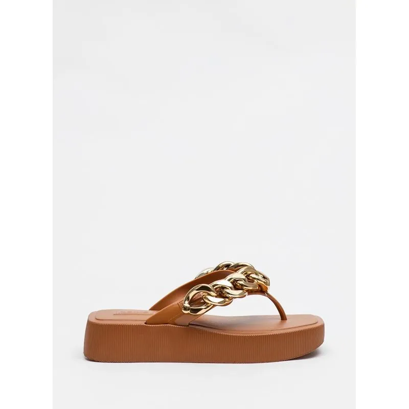 Chinelo Petite Jolie Hit Doce De Leite PJ6515 35-6