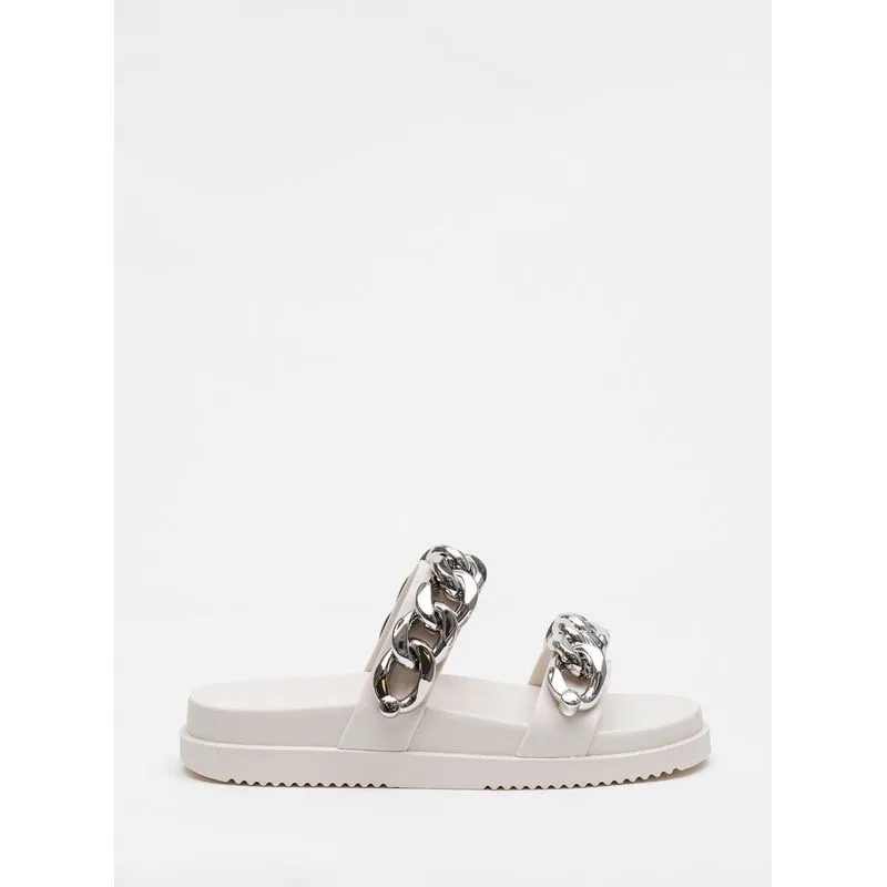 Chinelo Petite Jolie New White/Niquel PJ7635 38