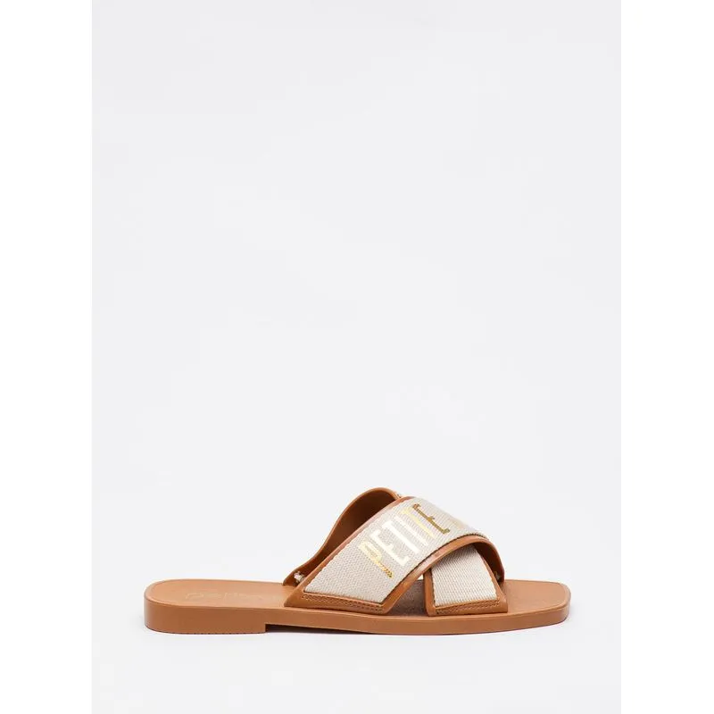 Chinelo Petite Jolie Vibe Doce De Leite PJ7611 39