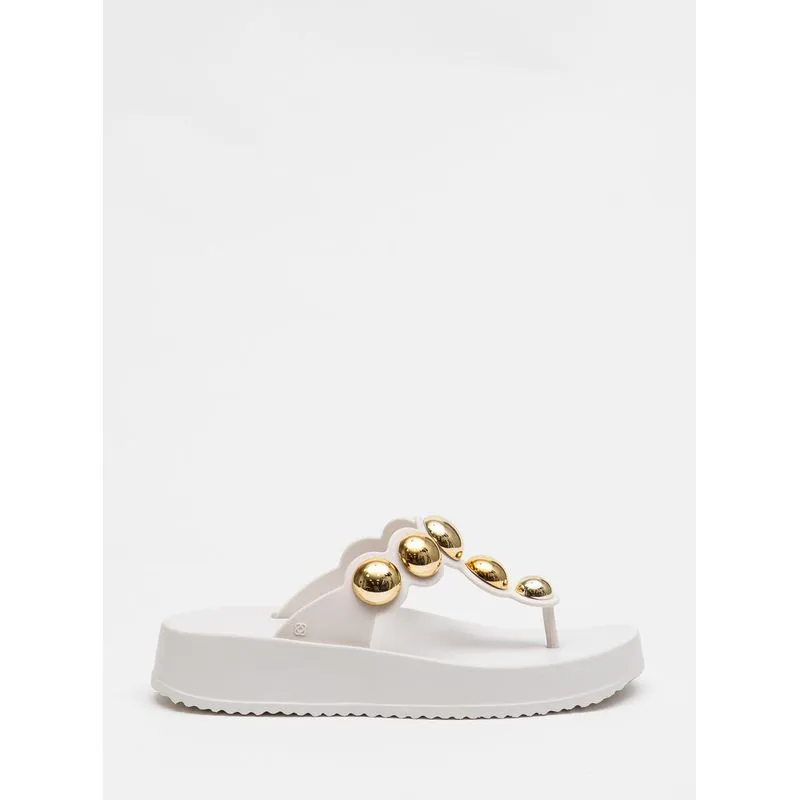 Chinelo Petite Jolie Bold White PJ7586 36
