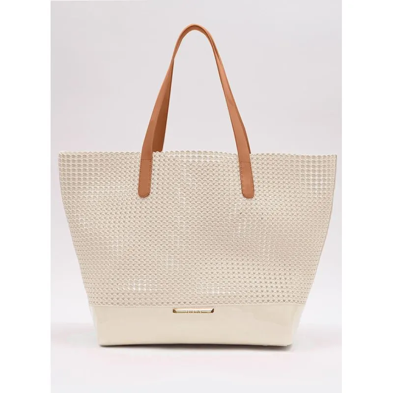 Bolsa Petite Jolie Ibiza White/Doce De Leite PJ10734B