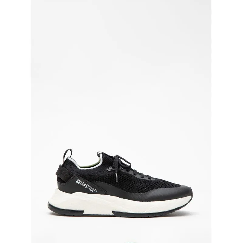 Tênis Petite Jolie Puff Sneaker Preto/Branco/Preto PJ7130II 33-4