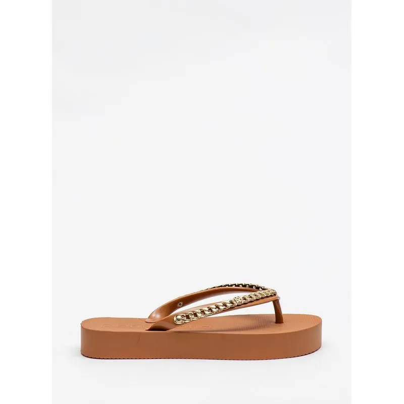 Chinelo Petite Jolie Fresh Up Doce De Leite PJ7592 39-0
