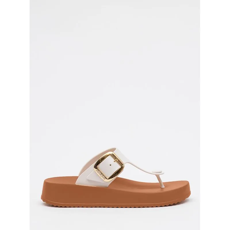 Chinelo Petite Jolie Day White/Doce De Leite PJ7499 33-4
