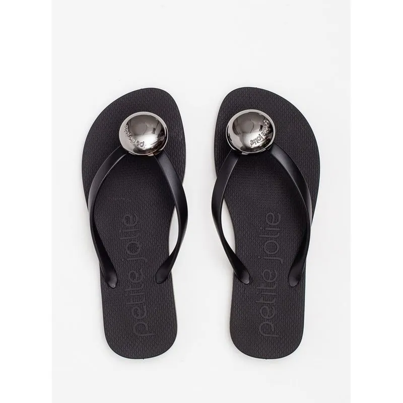 Chinelo Petite Jolie Fresh Preto PJ7637 39-0