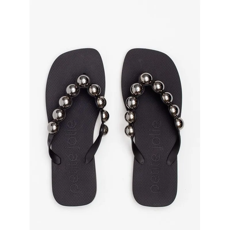 Chinelo Petite Jolie Refresh Bold Preto PJ7631 33-4