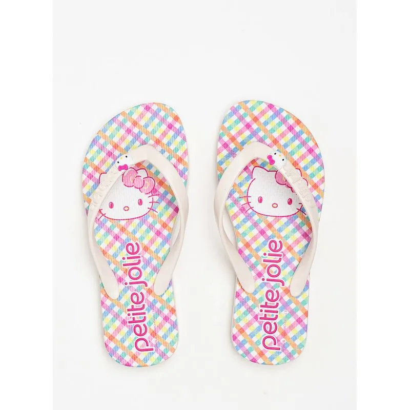 Chinelo Infantil Fresh In White/Hello Kitty 11 PJ7206INHK 29-0